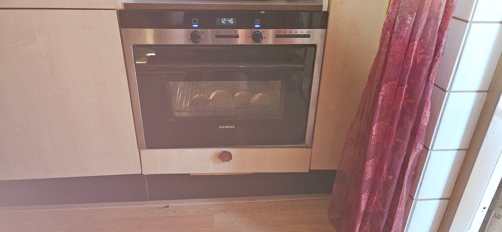 Siemens inbouw combi oven., Ophalen, 45 tot 50 cm, Gebruikt, Siemens