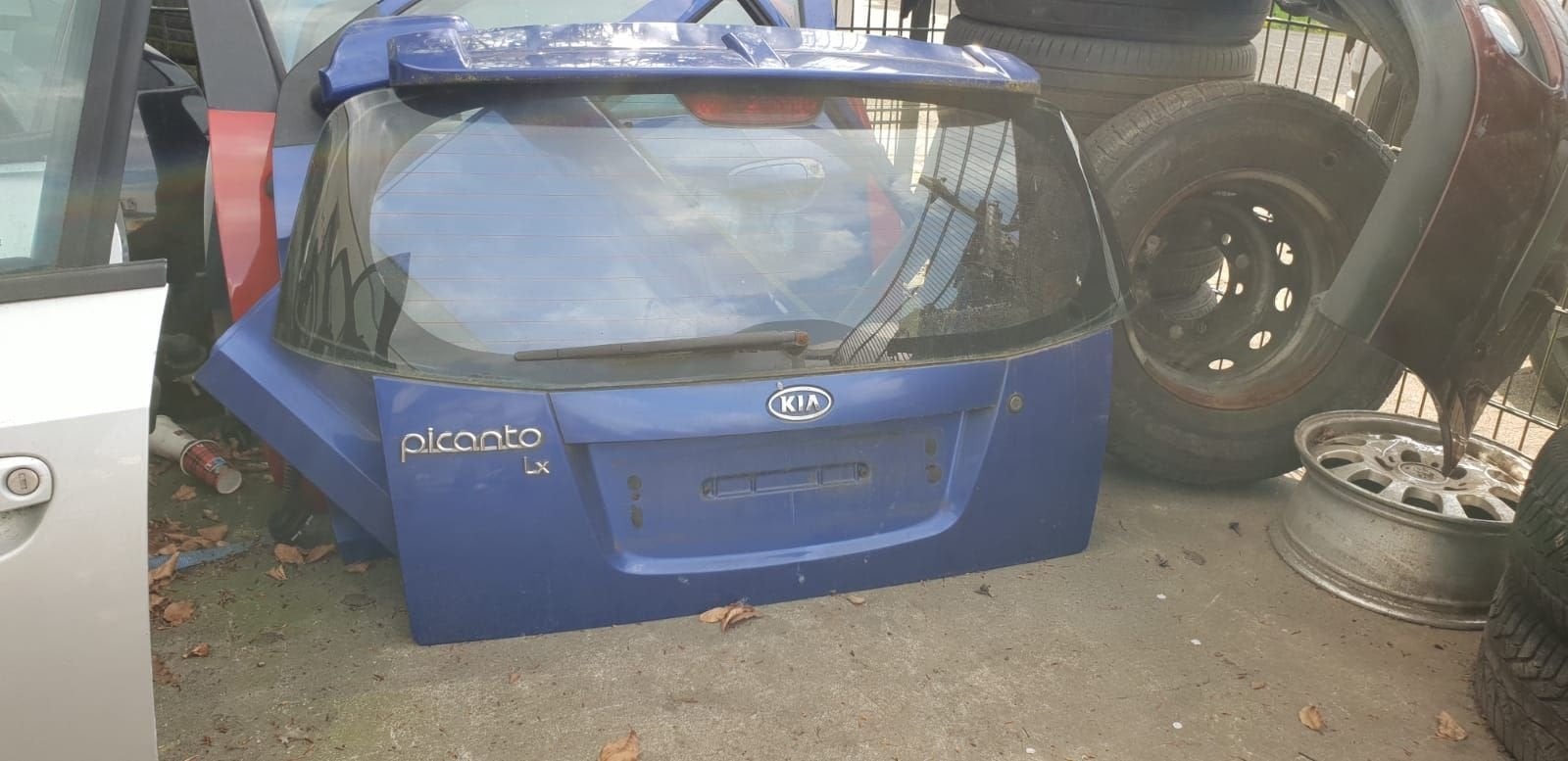 KIA PIKANTO ACHTERKLEP +SPOILER BJ 2004 TOT 2009, Gebruikt, -, Ophalen of Verzenden, Achter