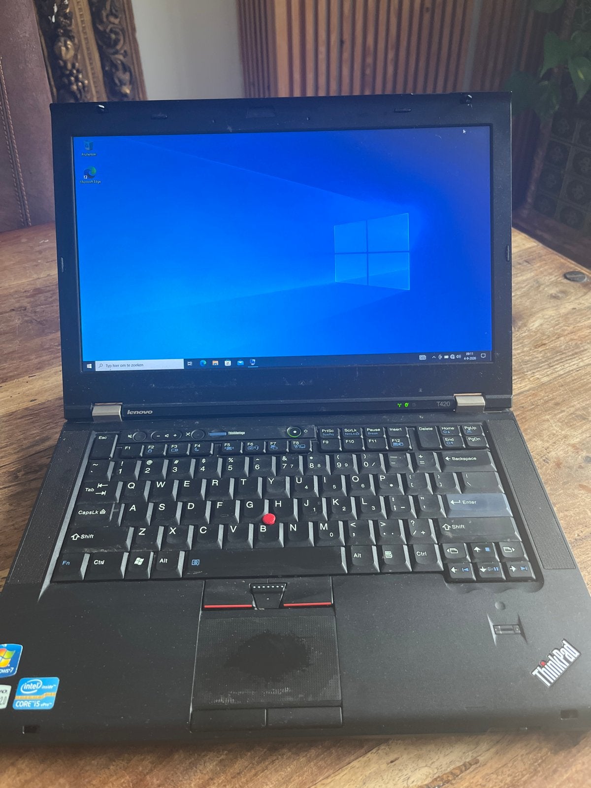 Lenovo ThinkPad T420 met Windows 10, inclusief lader, Gebruikt, 2 tot 3 Ghz, Qwerty, 14 inch