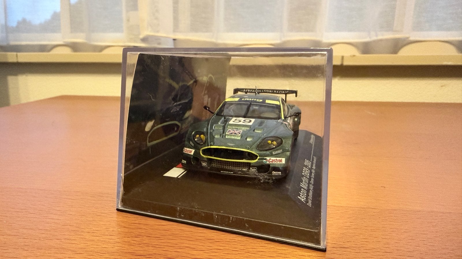 Aston Martin DBR9 - 2005 Le Mans - Miniatuurmodel, Ophalen of Verzenden, Zo goed als nieuw, Auto, MiniChamps