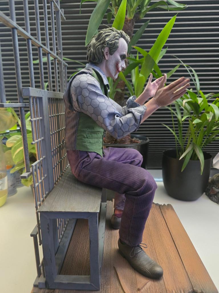 Sideshow The Joker LE (Heath Ledger) met extra armen, Verzamelen, Beelden en Beeldjes, Ophalen of Verzenden, Zo goed als nieuw