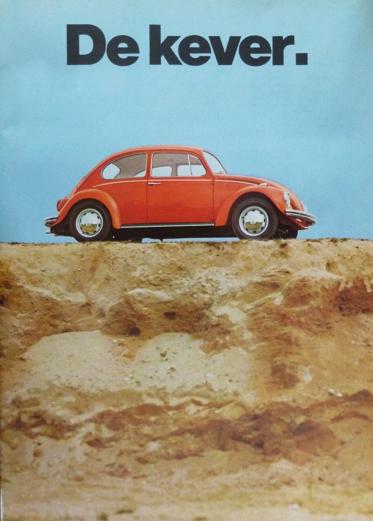 Folder VOLKSWAGEN De Kever 11/ 1969 Uitgave PON NV, Ophalen of Verzenden, Zo goed als nieuw, Volkswagen