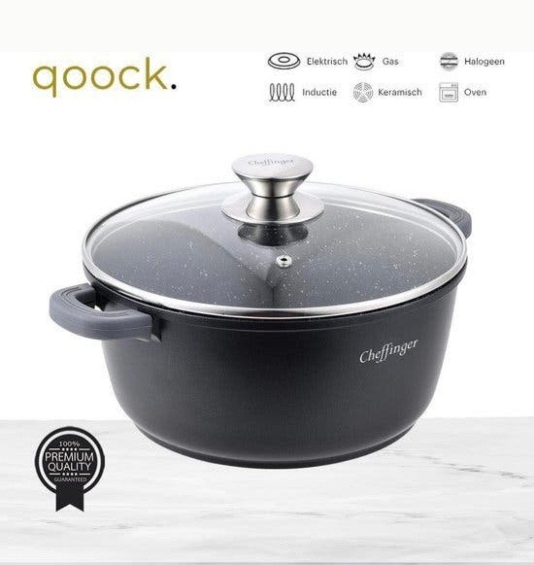 Nieuwe Cheffinger Cooking Braadpan  - 28cm Vaste Prijs, Antiaanbaklaag, Ophalen of Verzenden, Nieuw, Koekenpan