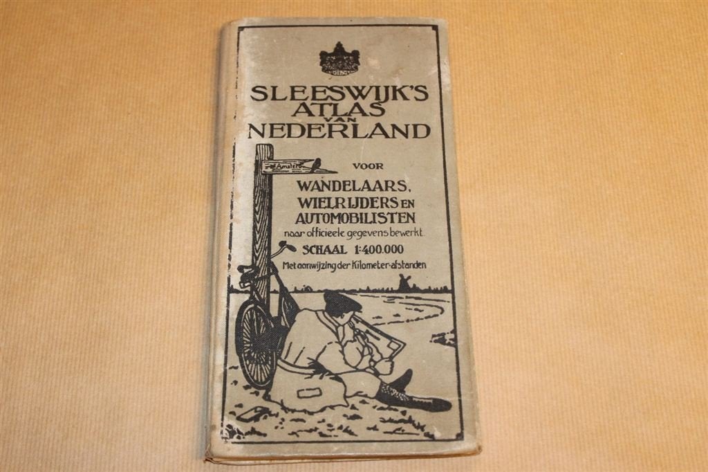 Sleeswijk\'s Atlas van Nederland - circa 1925, Gelezen, Ophalen of Verzenden, Landkaart, 1800 tot 2000