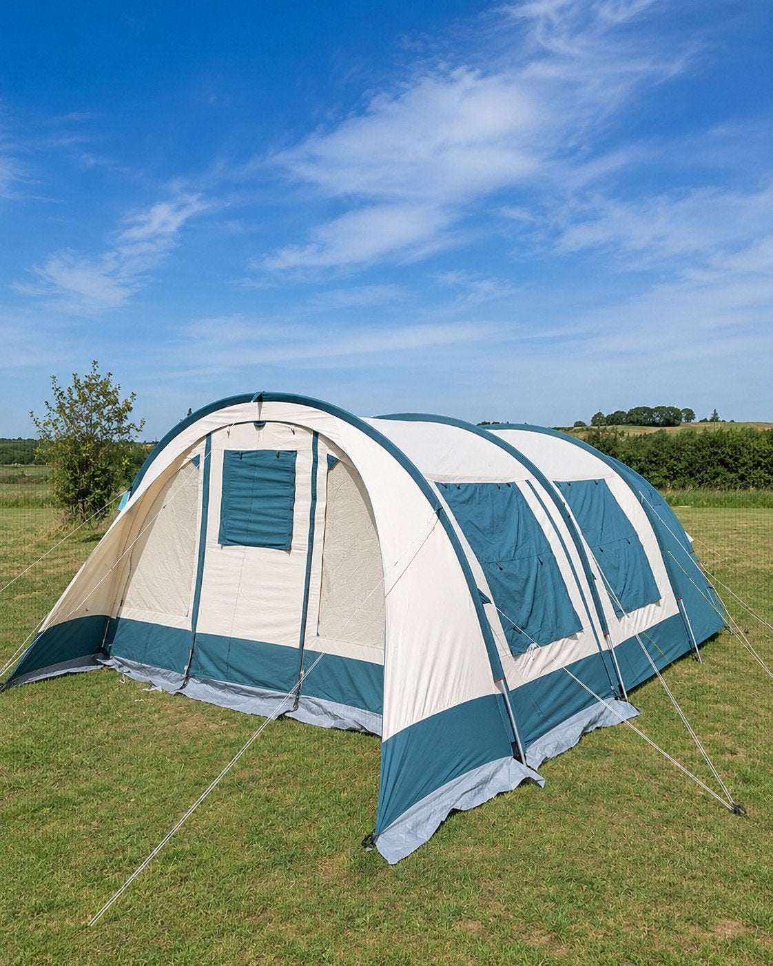 Obelink Impression 4-p tunneltent icl. passend tenttapijt, Caravans en Kamperen, Tenten, Ophalen