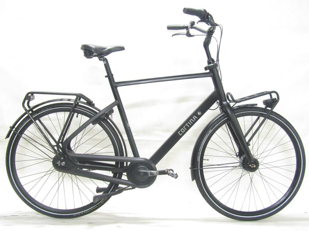 Cortina Common zwart heren 61cm 28inch, Fietsen en Brommers, Fietsen | Heren | Herenfietsen, 61 tot 65 cm, Gebruikt, Overige merken