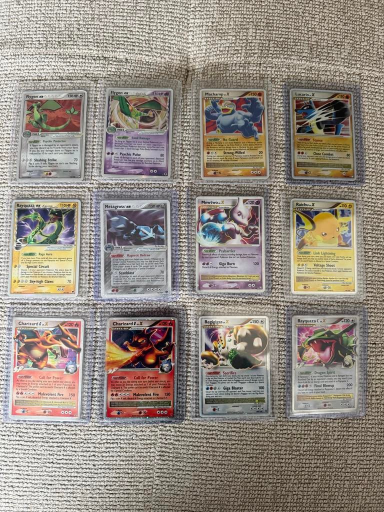 Pokémon level X en ex kaarten, Ophalen of Verzenden, Gebruikt, Meerdere kaarten