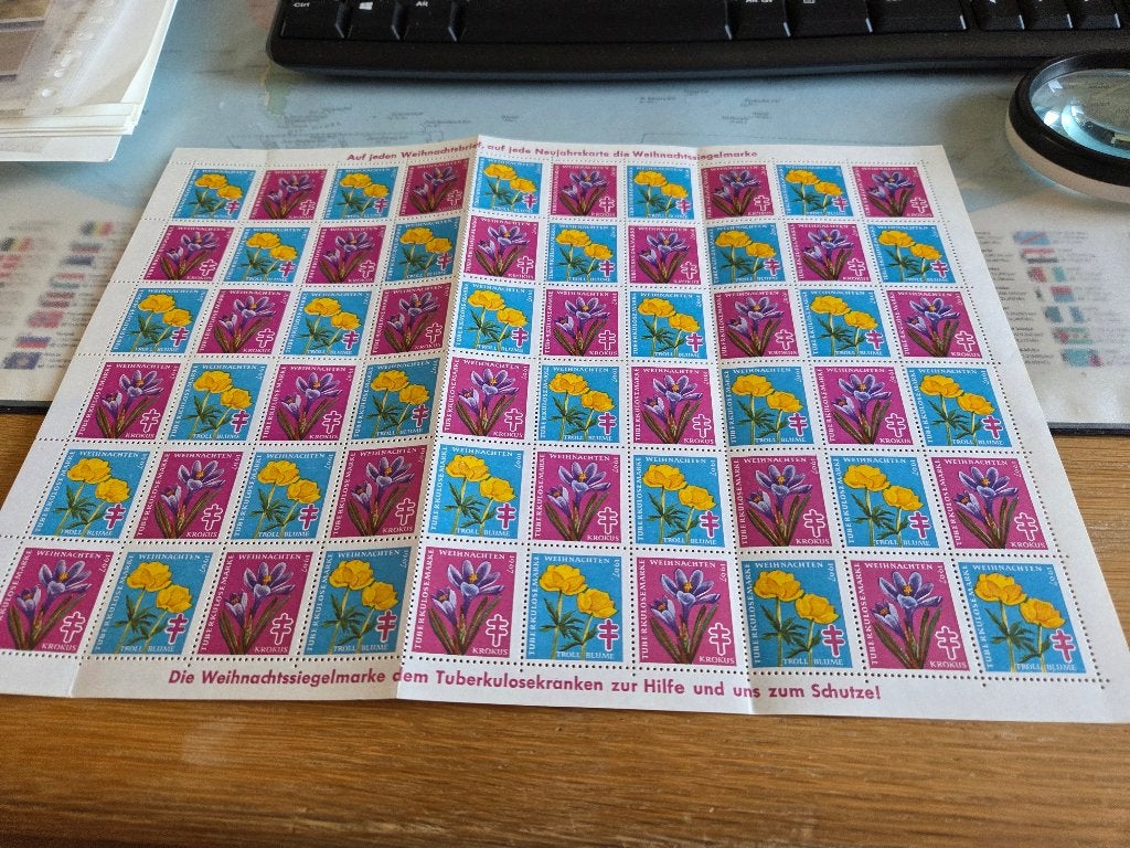 Tuberculose zegels Duitsland, Postzegels en Munten, Postzegels | Volle albums en Verzamelingen, Ophalen of Verzenden, Buitenland