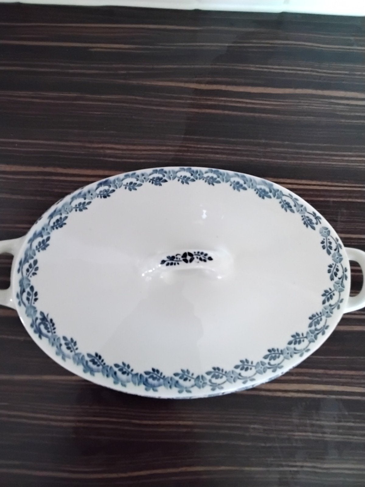 Antieke dekschaal Villeroy en Boch, Antiek en Kunst, Ophalen of Verzenden