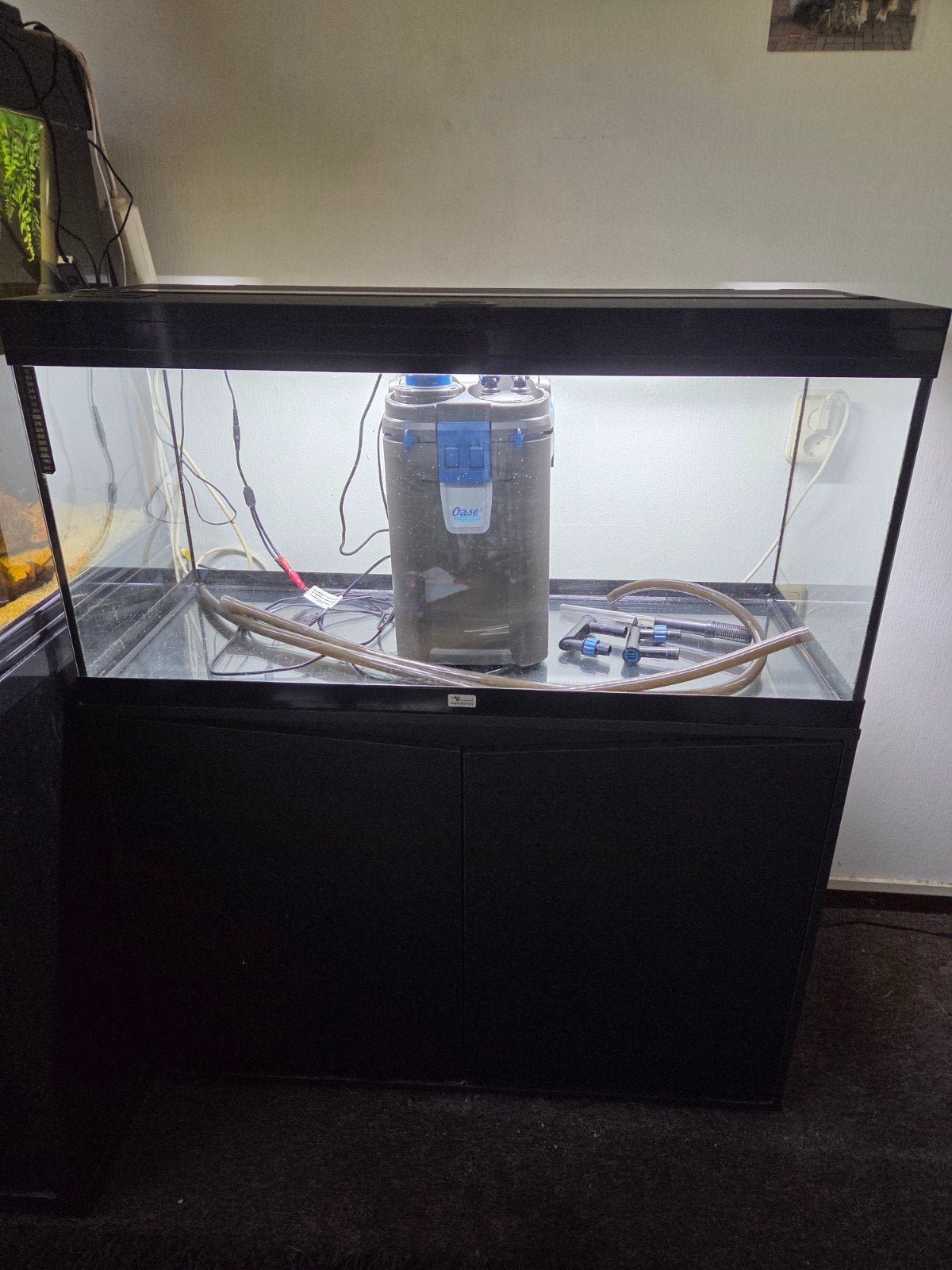 AQUATLANTIS AQUARIUM PLUS OASE FILTERPOMP, Dieren en Toebehoren, Vissen | Aquaria en Toebehoren, Gebruikt, Leeg aquarium, Ophalen