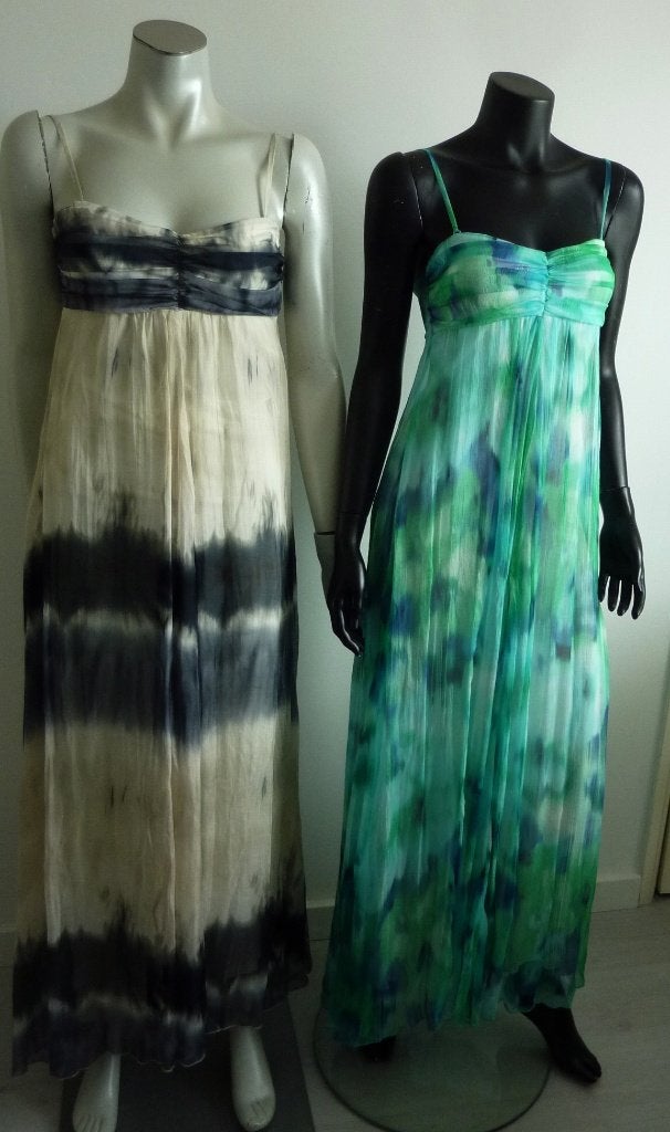2 lange Silk Jurken (Ugli Sista), Ugli Sista, Meerkleurig, Nieuw, Ophalen of Verzenden