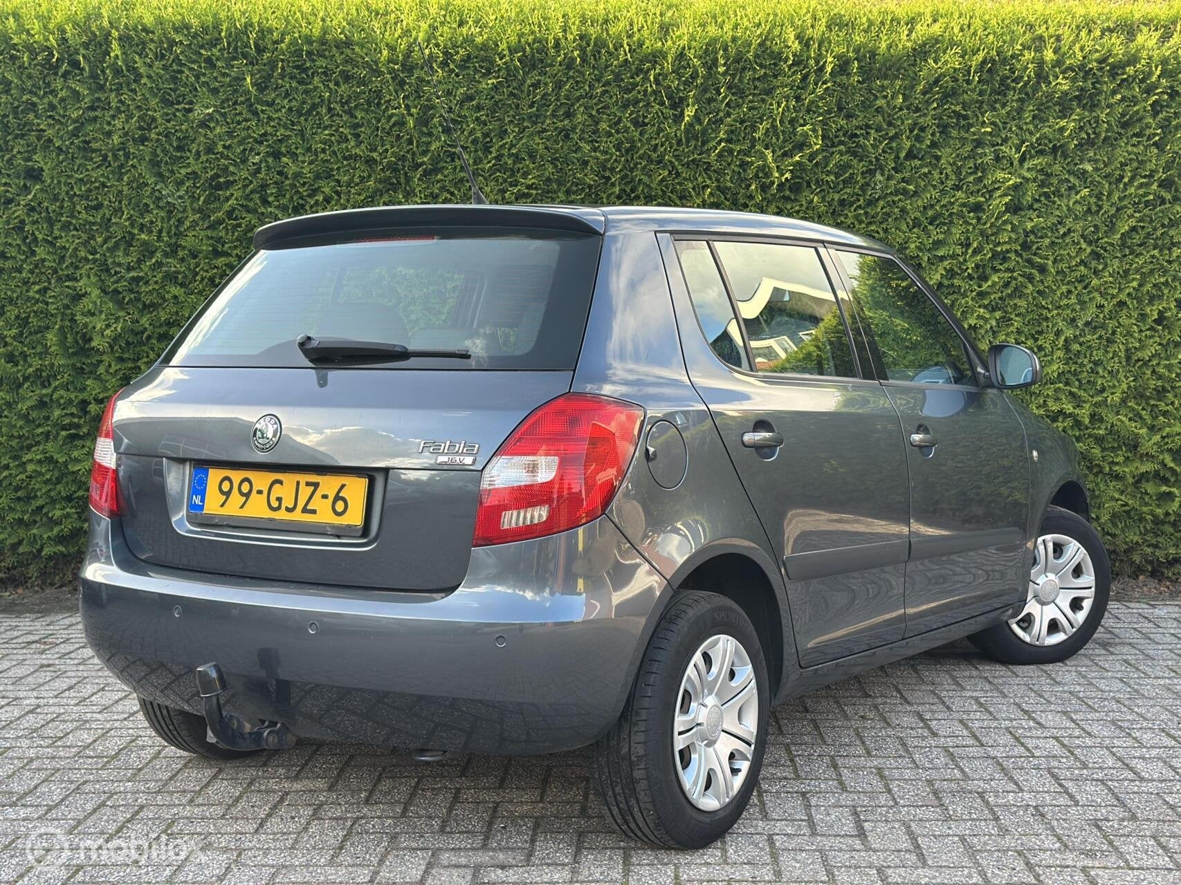Skoda Fabia 1.4-16V Ambiente Business | Trekhaak |Airco| NAP, Auto's, Voorwielaandrijving, Zwart, 4 cilinders, Origineel Nederlands