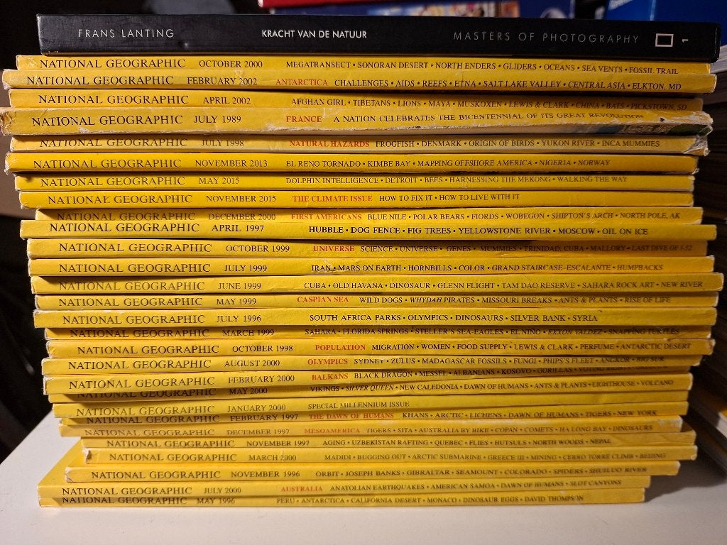 National geographic, Ophalen, Gelezen, Wetenschap en Natuur