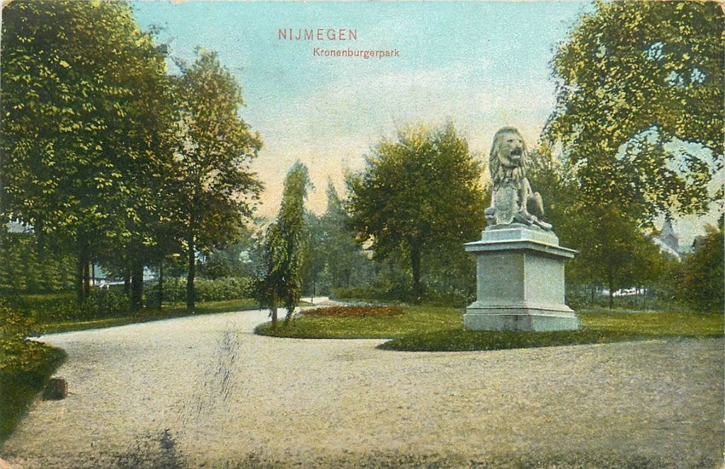 701-385-023 Nijmegen Kronenburgerpark, Verzamelen, Ansichtkaarten | Nederland, Verzenden, Voor 1920, Gelderland