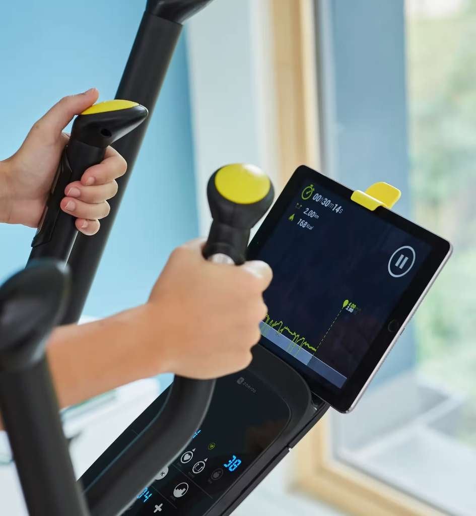 Goedkoper gezonder worden: Domyos FEL 520SP crosstrainer, Ophalen, Zo goed als nieuw, Benen, Crosstrainer
