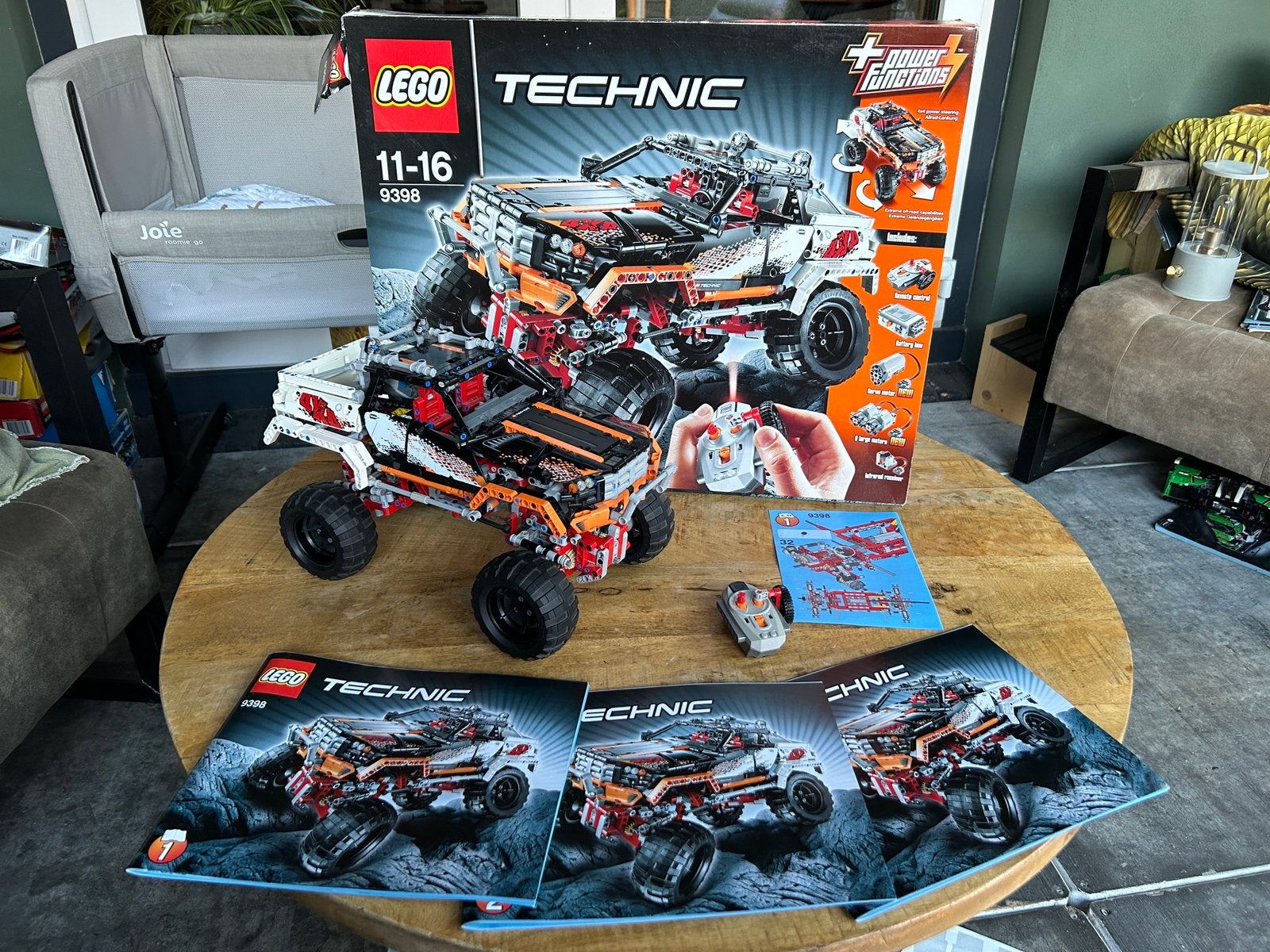 Lego Technic 9398 4x4 Crawler, Gebruikt, Lego, Compleet, Ophalen of Verzenden