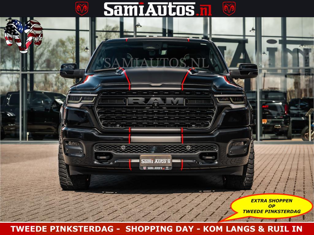 Dodge Ram HULK Pack | Limited Night H.O 540HP 706Nm | Massag, Auto's, Automaat, Met garantie (alle), Zwart, Leder