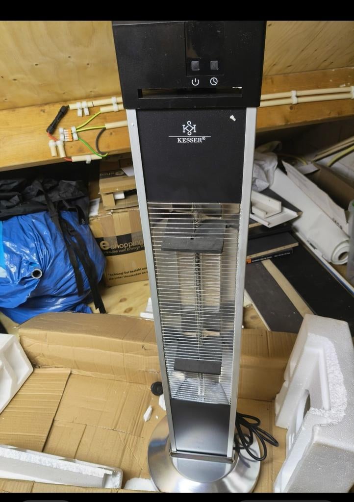 Kesser Infrarood Terrasverwarmer - Elektrisch, Ophalen of Verzenden, Nieuw, Elektrisch, Vloer