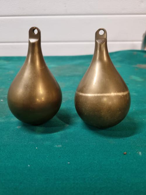 klok gewichten messing druppels, Ophalen of Verzenden, 'T Olde Gre-j, Info@toldegrej.nl, Endepoelstraat 20f Didam