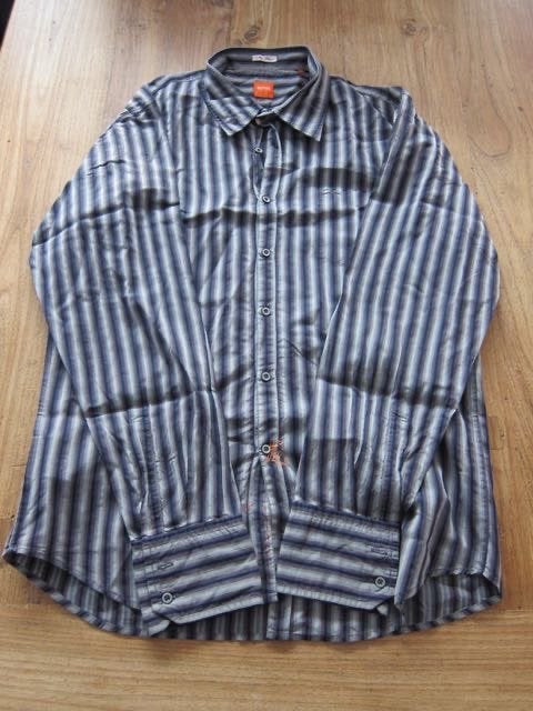 Hugo boss blouse overhemd xl grijs, Zo goed als nieuw, Schipluidenlaan 20 5035KJ Tilburg, Hugo Boss, Merkfreak