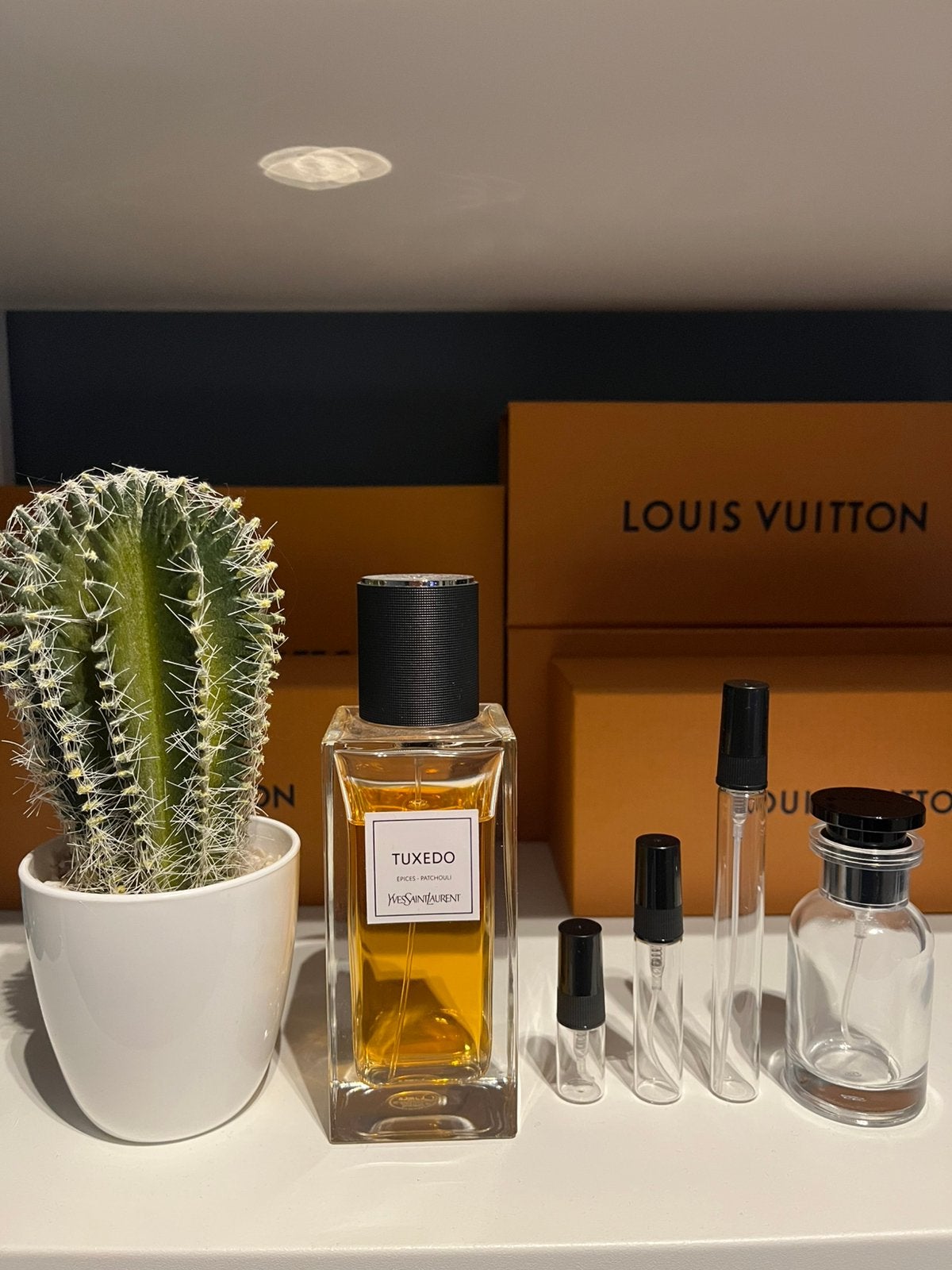 YSL Tuxedo sample/tester/decant, Ophalen of Verzenden, Zo goed als nieuw