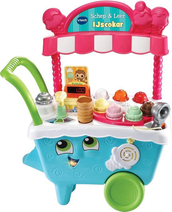 VTech Schep & Leer IJscokar - Educatief Speelgoed -, Kinderen en Baby's, Speelgoed | Vtech, Ophalen of Verzenden, Zo goed als nieuw