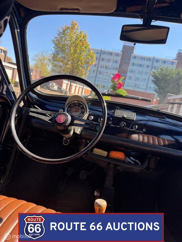 Fiat 500F | 1967 | Route 66 Auctions, Auto's, Oldtimers, Overige carrosserieën, Zwart, Bedrijf, Handgeschakeld