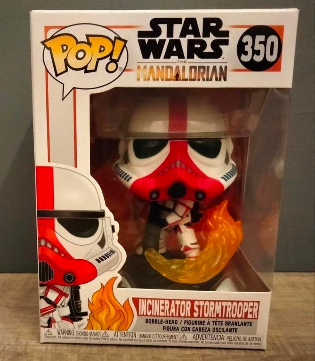 350 Incinerator StormTrooper Star Wars Mandalorian Funko Pop, Ophalen of Verzenden, Zo goed als nieuw