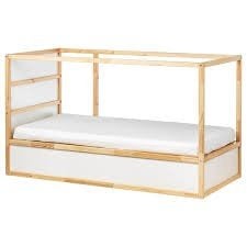 IKEA BUSUNGE Meegroeibed wit 80x200 cm, Ophalen