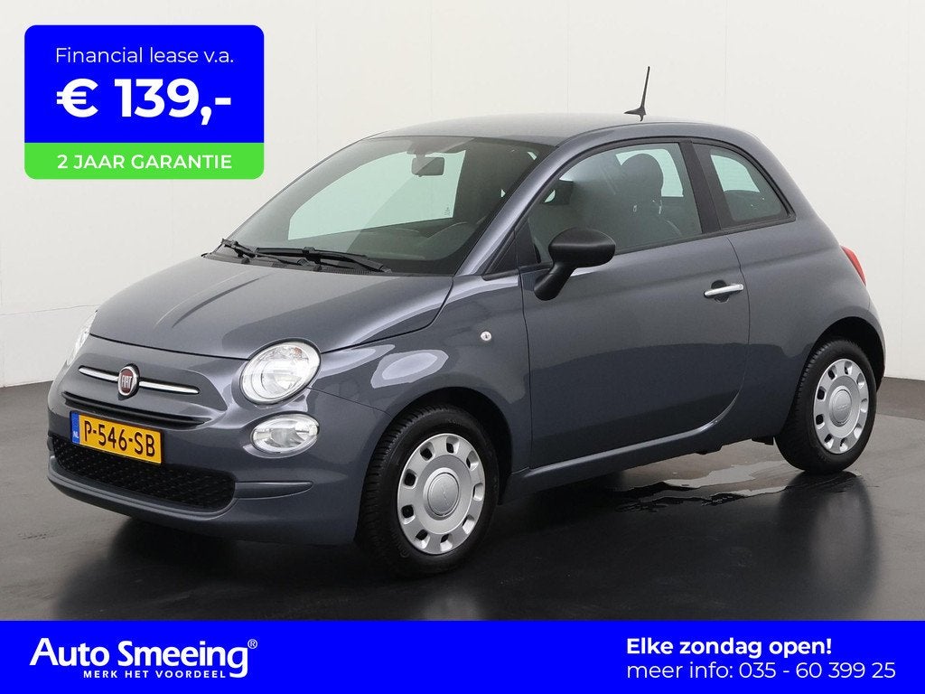 Fiat 500 1.0 Hybrid Cult | Airco | Bluetooth | Zondag Open!, Auto's, Fiat, Voorwielaandrijving, 12 maanden, Stof, Euro 6