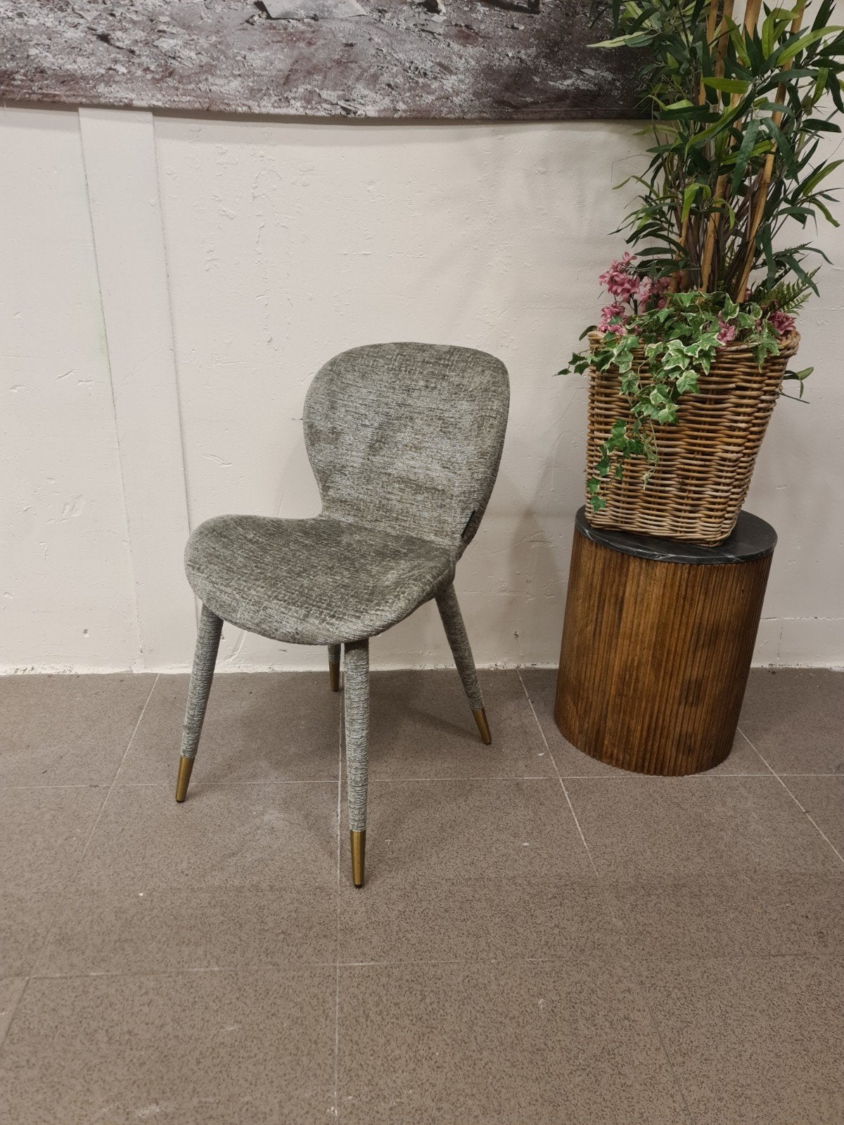 Nieuwe Richmond eetkamerstoel Sara Thyme Fusion semi velvet, Huis en Inrichting, Stoelen, Ophalen, Industrieel landelijk barok brocante koloniaal boheems vintage