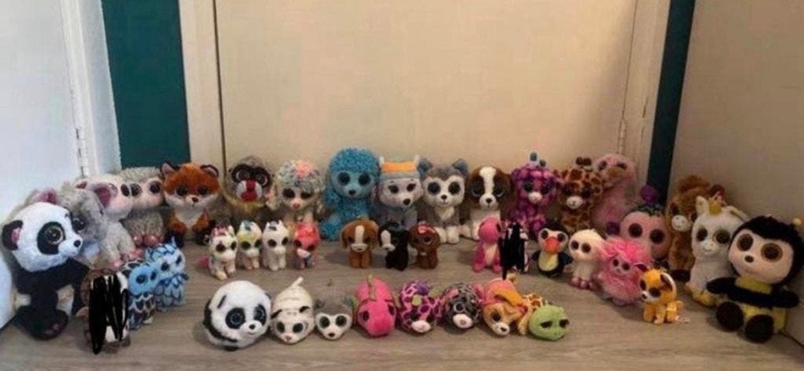 Grote collectie Ty Beanie Boo's knuffels, Overige karakters, Overige typen, Ophalen of Verzenden, Middelgroot (20 tot 80 cm)