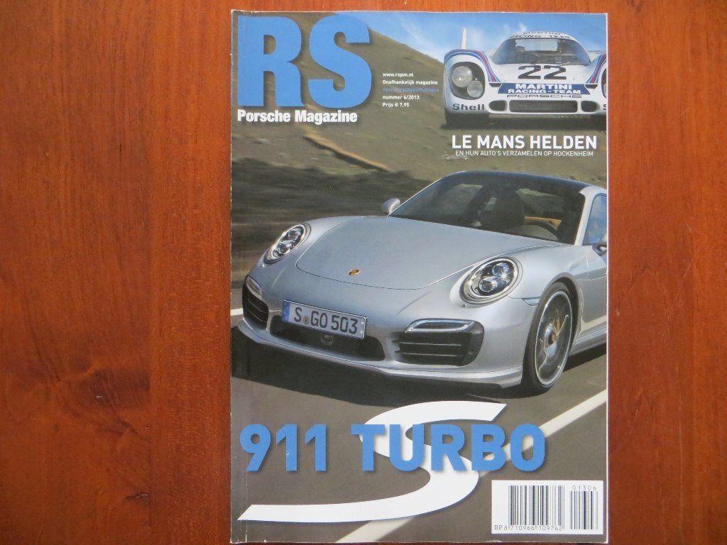 RS Porsche Magazine 6 2013 Beutler Special 1958, 911 Turbo, Ophalen of Verzenden, Zo goed als nieuw, Porsche