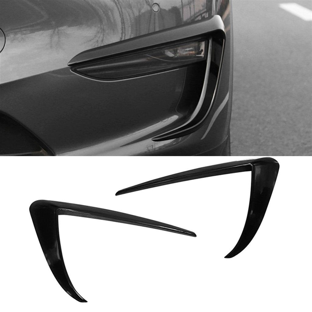 Bumper Spoiler Canards Voor Tesla Model 3 Glans Zwart, Auto diversen, Verzenden, Automotive Parts, A.parts@hotmail.nl, Trasmolenlaan 12 3447 GZ Woerden