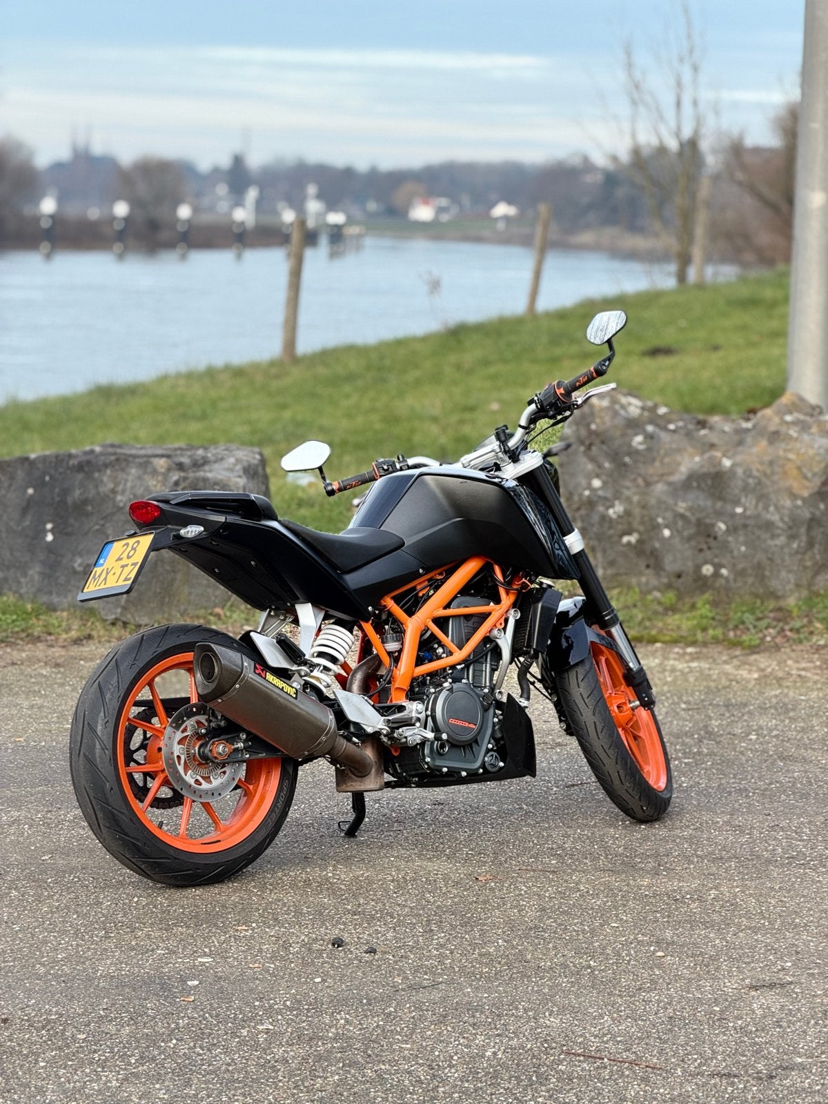 KTM Duke 390 Naked Bike, Gebruikt, Particulier, Minimaal motorrijbewijs A2, Handgeschakeld