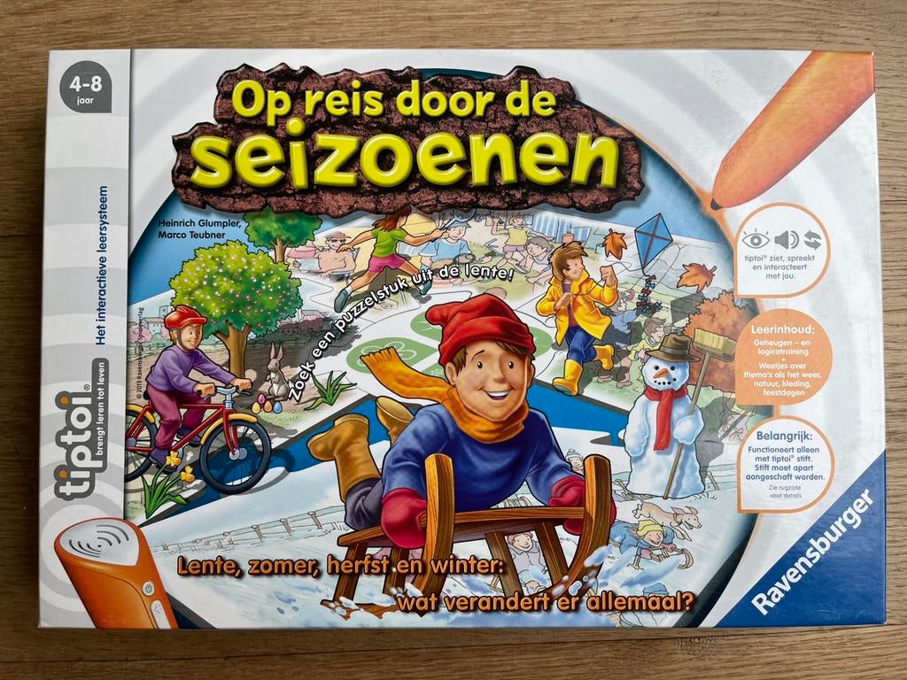 Ravensburger tiptoi Op reis door de Seizoenen, Kinderen en Baby's, Speelgoed | Educatief en Creatief, Ophalen of Verzenden, Gebruikt