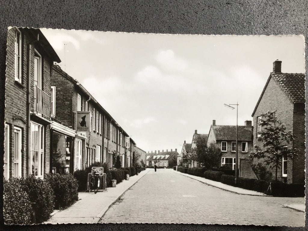 Rhoon Maasstraat 1961, Verzamelen, Ansichtkaarten | Nederland, Verzenden, 1960 tot 1980, Gelopen, Zuid-Holland