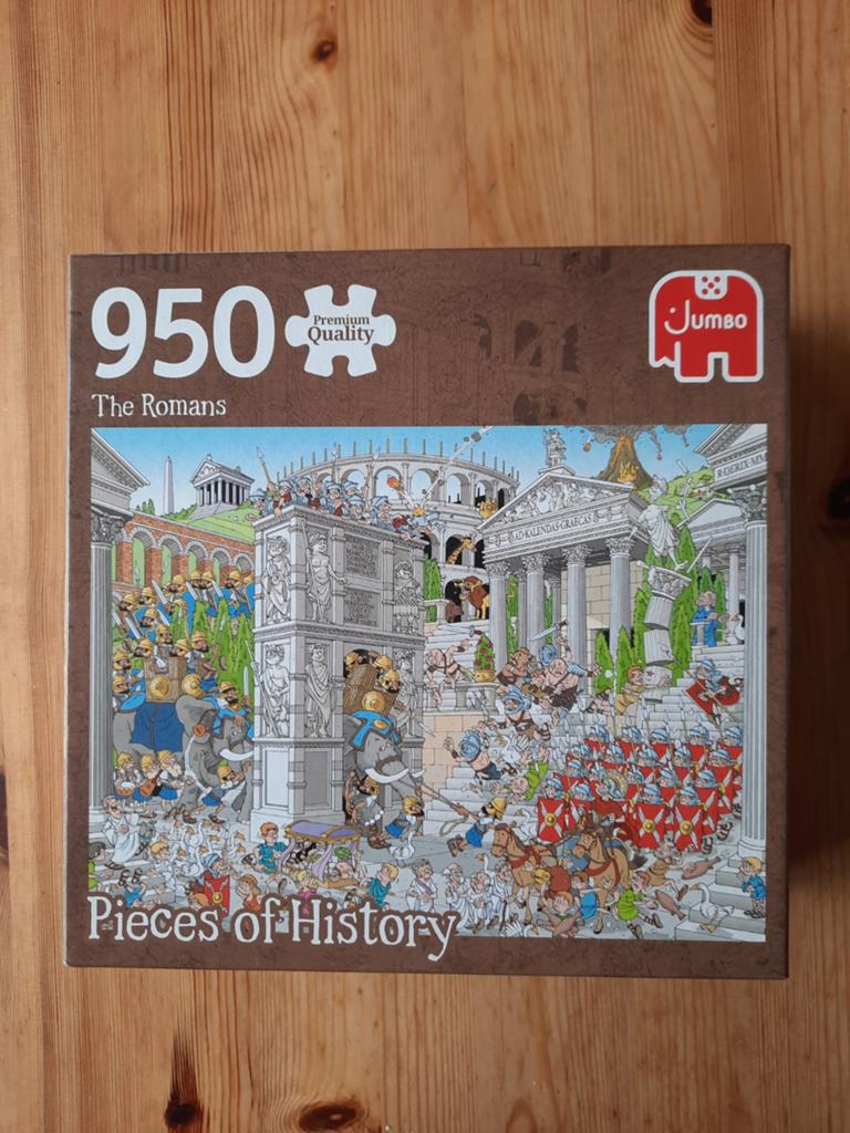 Pieces of history puzzel genaamd the romans 950 stukjes, Ophalen of Verzenden, 500 t/m 1500 stukjes, Zo goed als nieuw