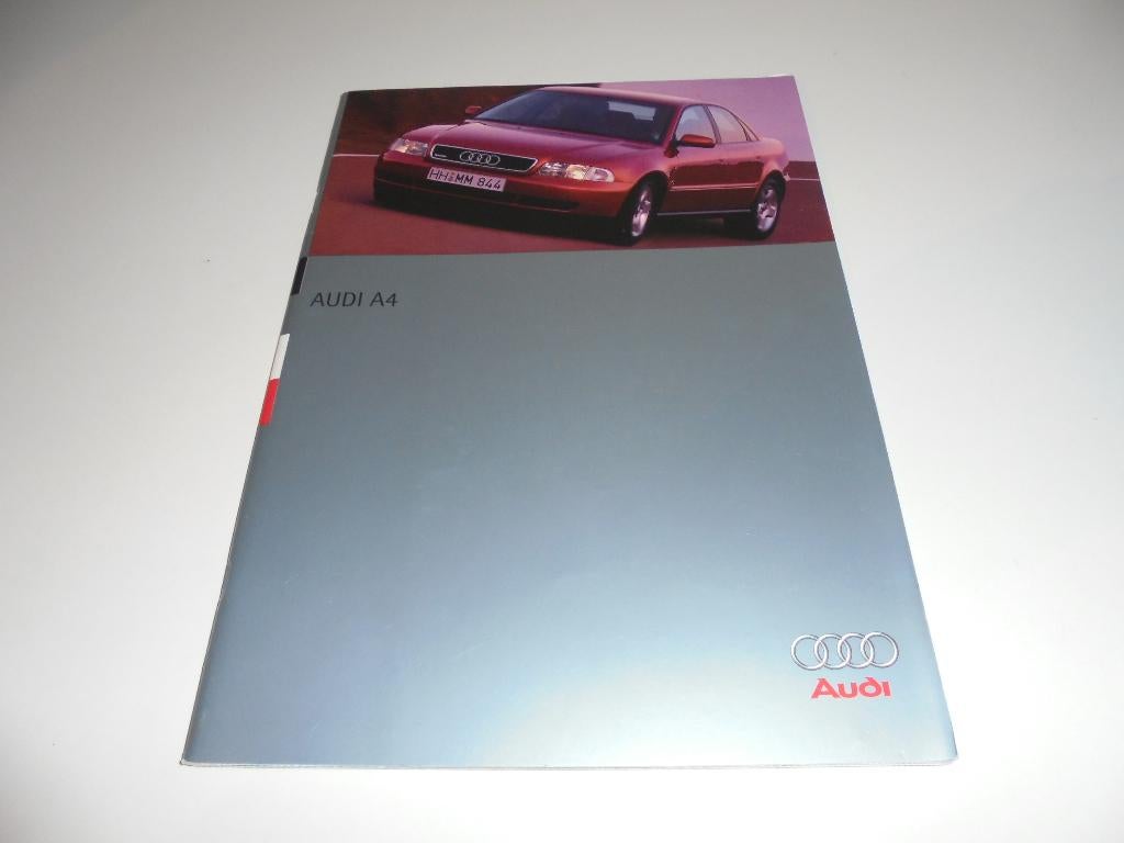 brochure Audi A4 modellen 1995, Ophalen of Verzenden, Zo goed als nieuw, Audi