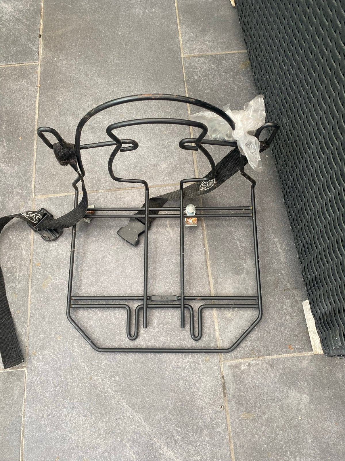 Steco Buggy-Mee fietsdrager voor rugtassen, Ophalen, Gebruikt