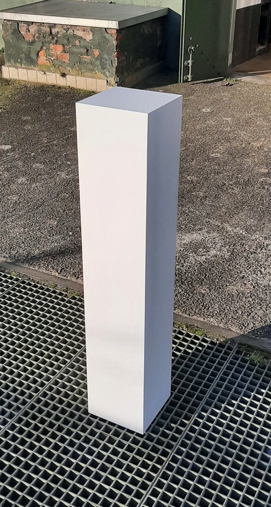 Zuil wit mat 25x25x120cm, Huis en Inrichting, Woonaccessoires | Zuilen en Pilaren, Ophalen, Nieuw