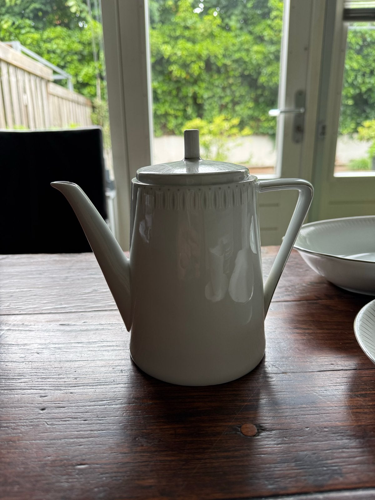 Vintage Spenzo Plato Servies Set - Wit Porselein, Ophalen of Verzenden
