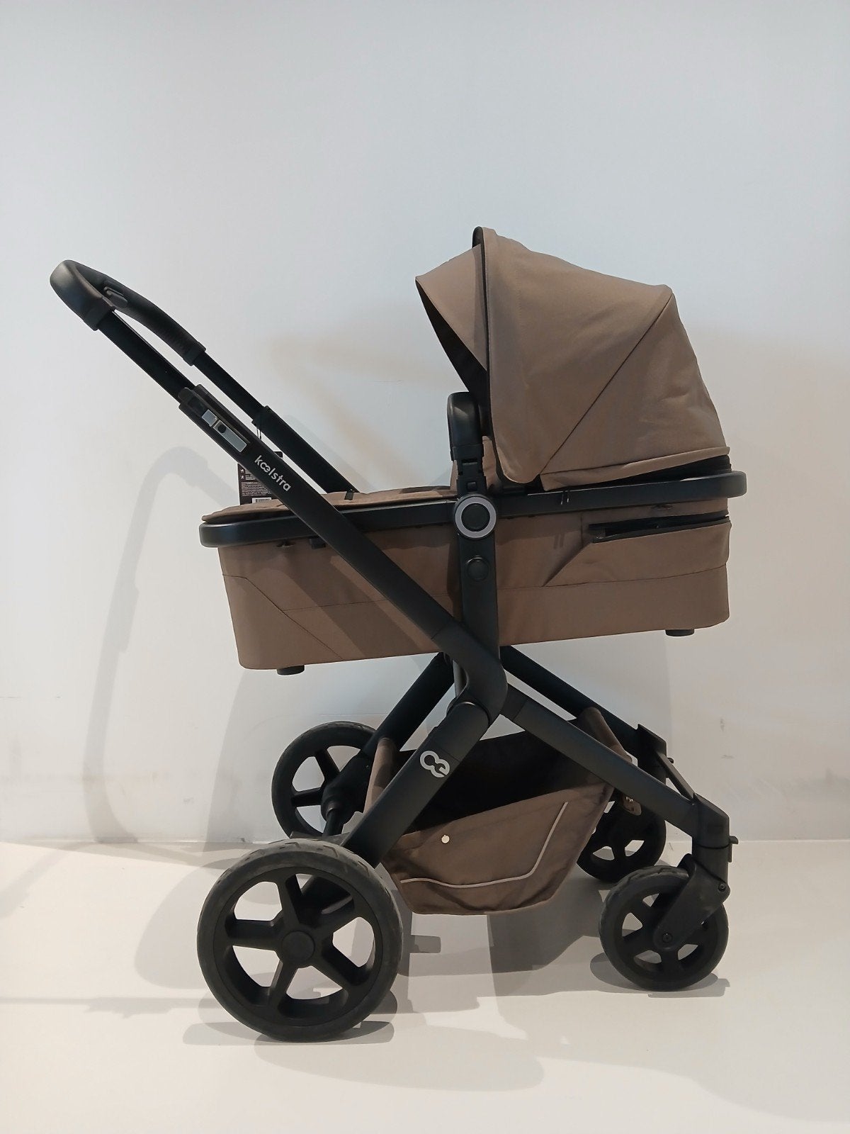 Koelstra NEXT Gen Kinderwagen- Dark Taupe 2-in-1, Ophalen, Nieuw, Koelstra, Verstelbare rugleuning