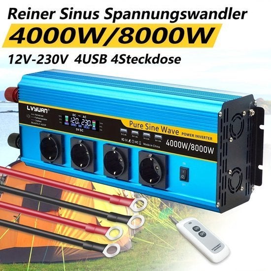 Omvormer – Spanningsomvormer – Stroomomzetter, Hobby en Vrije tijd, Corvance B.V., Verzenden, Nieuw, Corvancebol@gmail.com