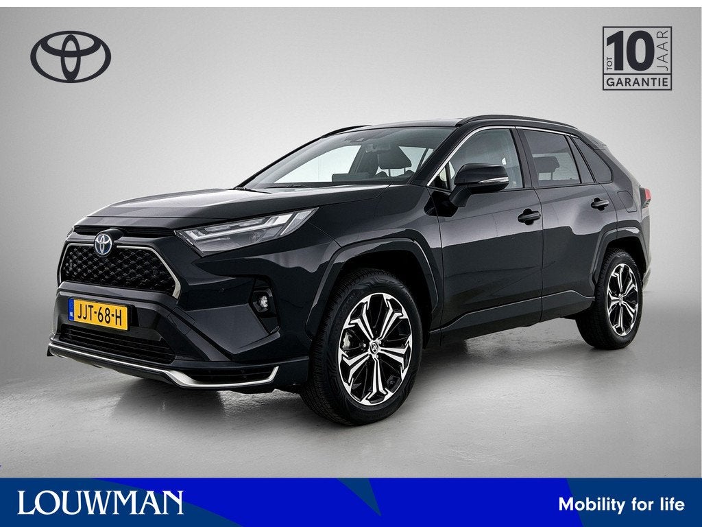 Toyota RAV4 2.5 Plug-in Hybrid AWD Style (bj 2025), Auto's, 12 maanden, Gebruikt, 4 cilinders, Leder en Stof