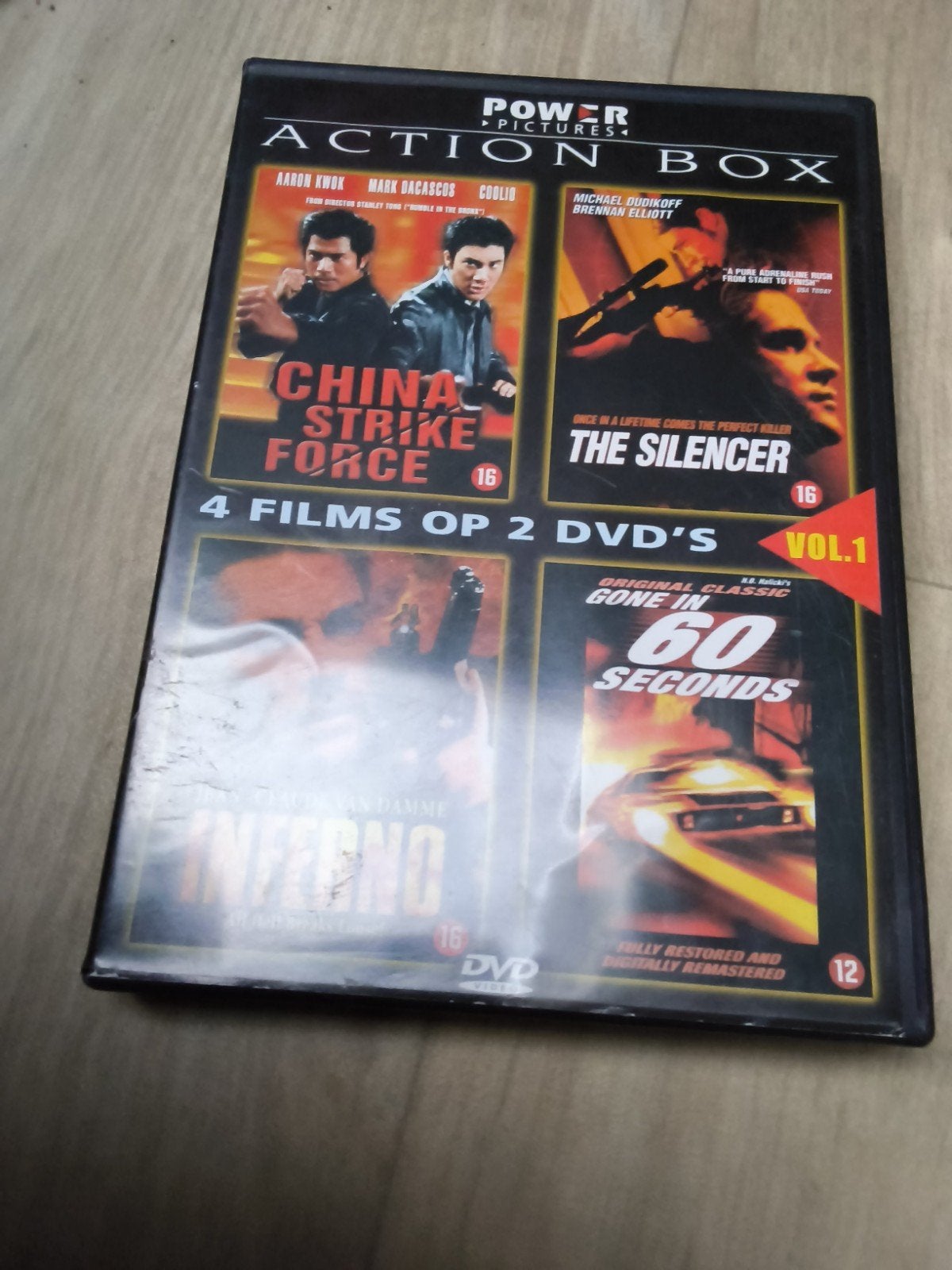Action Box: 4 Films, Ophalen of Verzenden