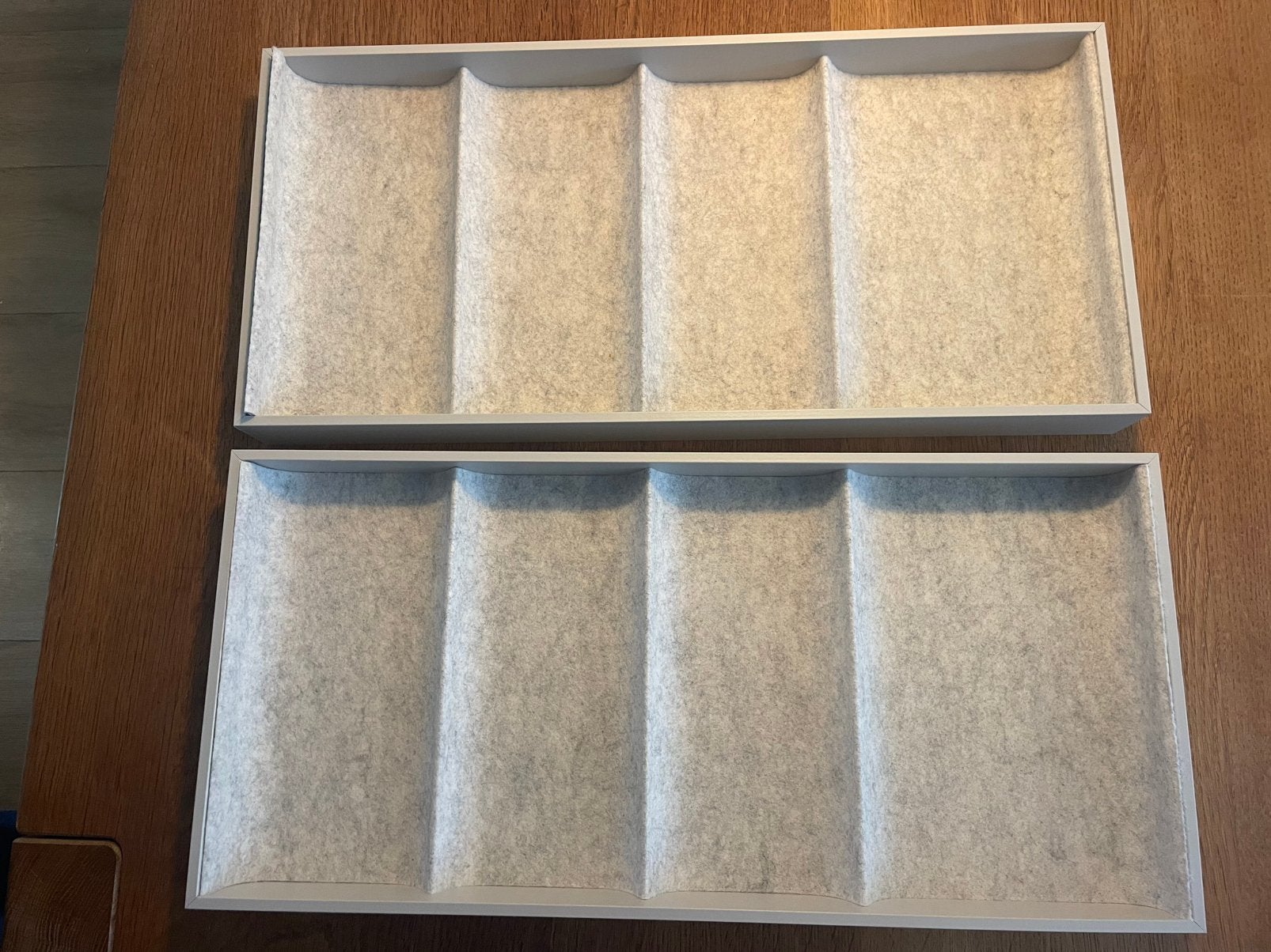 2x IKEA KOMPLEMENT lade-inzet voor sieraden/accessoires, Ophalen of Verzenden, Zo goed als nieuw, Modern, Grijs