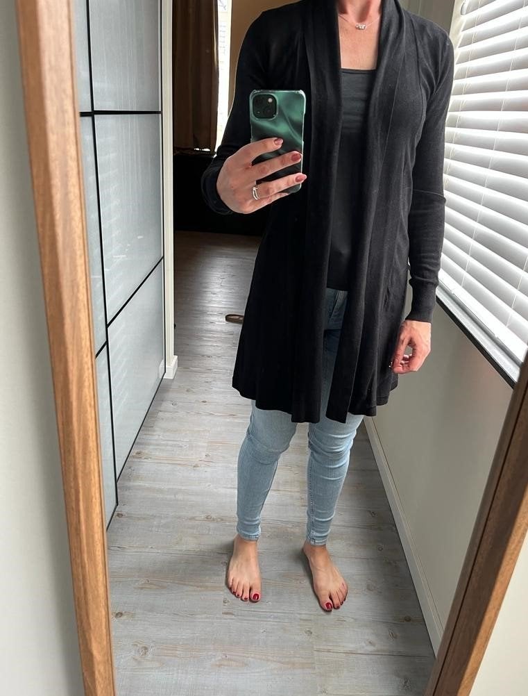 Phase Eight vest zwart maat 36 (8), Kleding | Dames, Truien en Vesten, Verzenden, Zwart, Zo goed als nieuw, Phase Eight