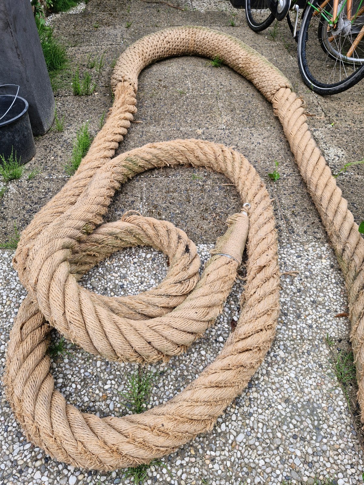 Kabelaring 15 meter met leguaan 12cm, Ophalen of Verzenden, Gebruikt, Overige typen