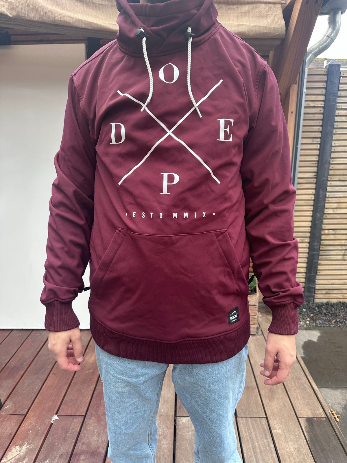 Dope Ski/Snowboard Jas - Bordeauxrood, Ophalen of Verzenden, Gedragen, Maat 48/50 (M), Jack